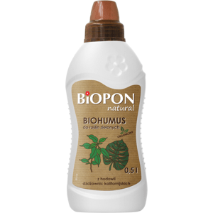 Biopon Vermikompost -  zelené rostliny 0,5l Přírodní hnojivo
